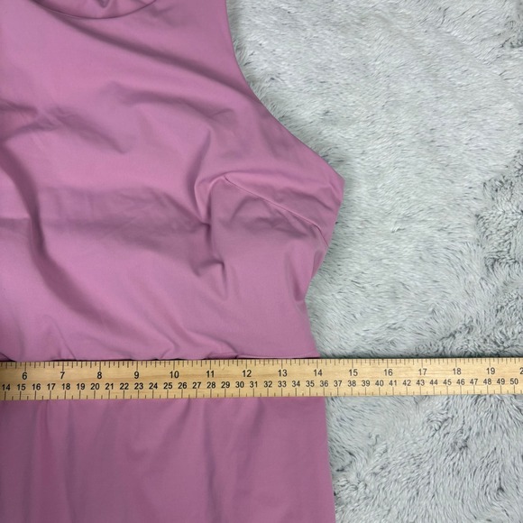 Soma WKND Midi Dress Halter Racerback Spandex Sporty Casual‎ Pockets Shelf Bra S - Picture 5 of 12